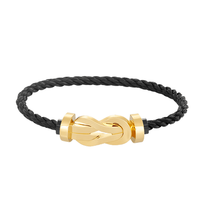 [Radiant Gem]¯CHANCE LARGE 8 FIGURE BUCKLE NO DIAMOND BRACELET GOLD