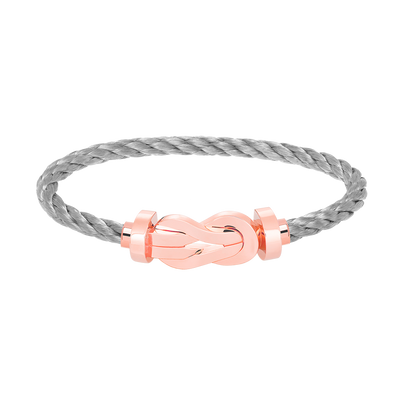 [Radiant Gem]¯CHANCE LARGE 8 FIGURE BUCKLE NO DIAMOND BRACELET ROSE GOLD