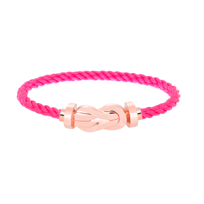 [Radiant Gem]¯CHANCE LARGE 8 FIGURE BUCKLE NO DIAMOND BRACELET ROSE GOLD