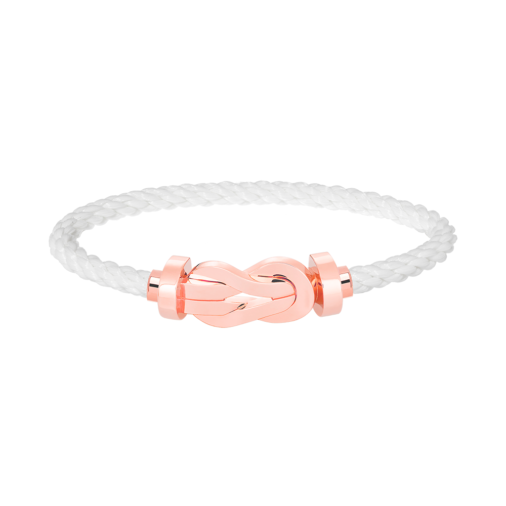 [Radiant Gem]¯CHANCE LARGE 8 FIGURE BUCKLE NO DIAMOND BRACELET ROSE GOLD