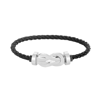 [Radiant Gem]¯CHANCE LARGE 8 FIGURE BUCKLE NO DIAMOND BRACELET SILVER