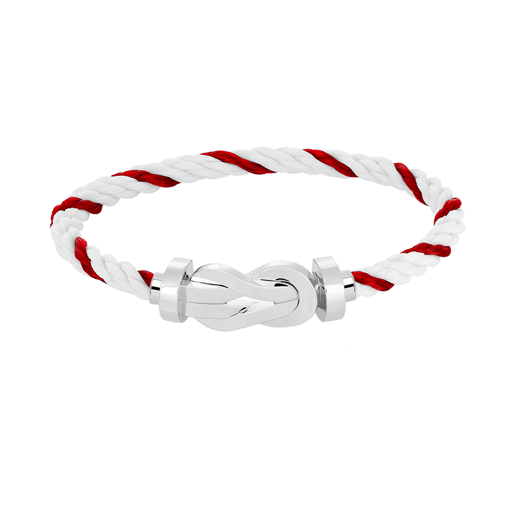 [Radiant Gem]¯CHANCE LARGE 8 FIGURE BUCKLE NO DIAMOND BRACELET SILVER