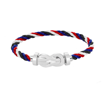 [Radiant Gem]¯CHANCE LARGE 8 FIGURE BUCKLE NO DIAMOND BRACELET SILVER