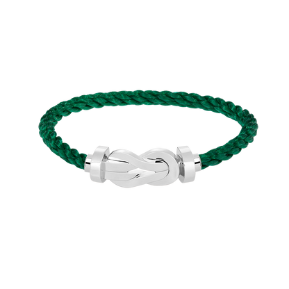 [Radiant Gem]¯CHANCE LARGE 8 FIGURE BUCKLE NO DIAMOND BRACELET SILVER