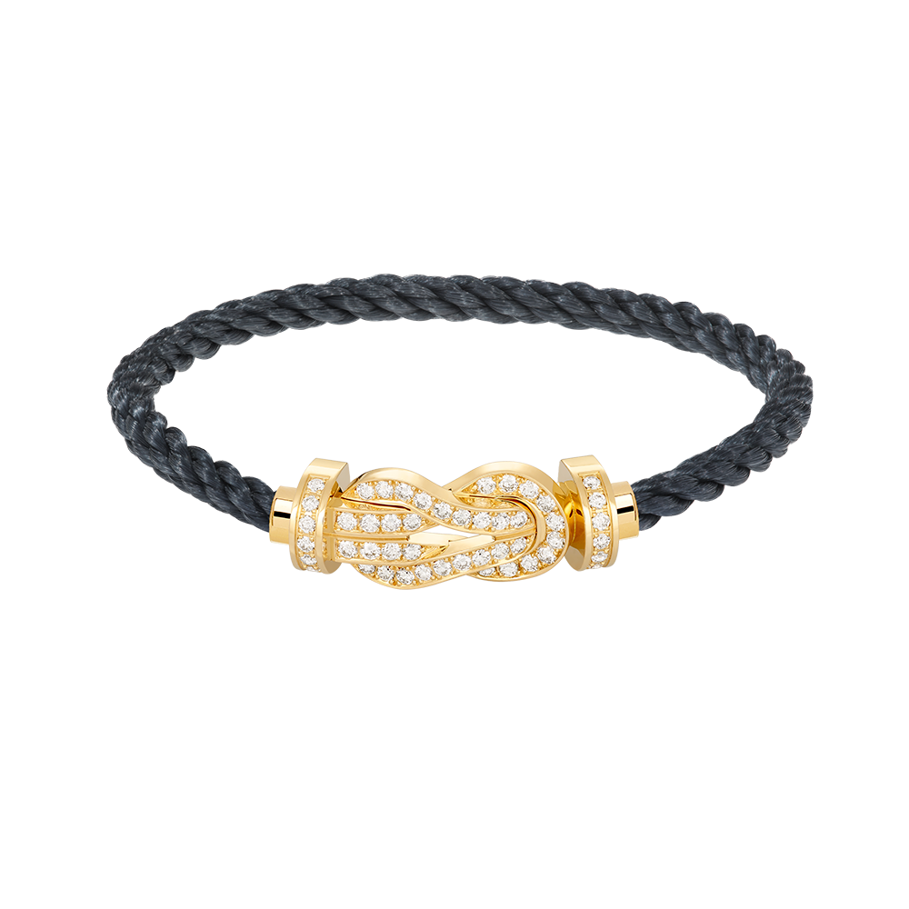 [Radiant Gem]¯CHANCE LARGE 8 FIGURE BUCKLE FULLDIAMOND BRACELET GOLD