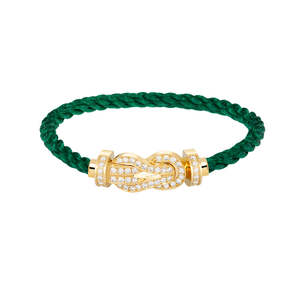 [Radiant Gem]¯CHANCE LARGE 8 FIGURE BUCKLE FULLDIAMOND BRACELET GOLD