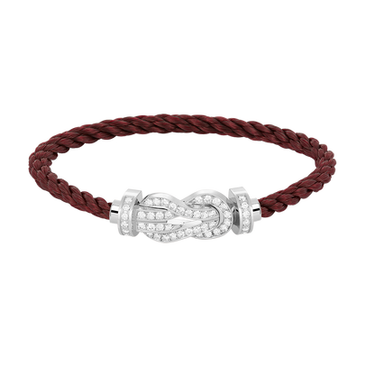 [Radiant Gem]¯CHANCE LARGE 8 FIGURE BUCKLE FULL DIAMOND BRACELET SILVER
