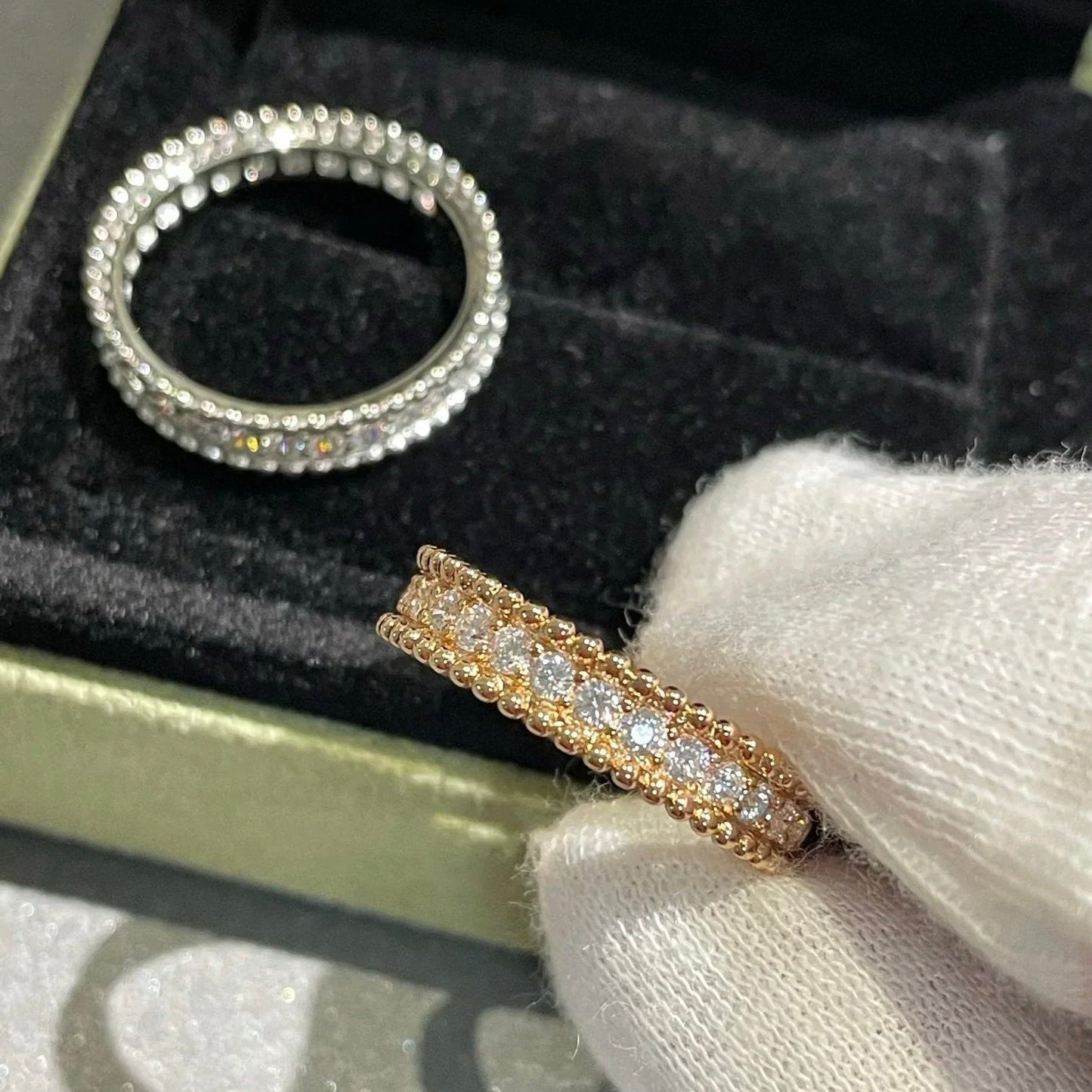 [Radiant Gem]¯PERLEE DIAMOND ROSE GOLD RING