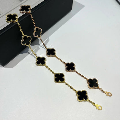 [Radiant Gem]New CLOVER 5 MOTIF ONYXS BRACELET COLLECTION
