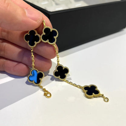 [Radiant Gem]New CLOVER 5 MOTIF ONYXS BRACELET COLLECTION