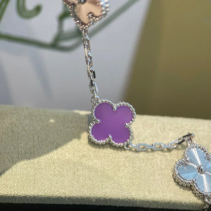 [Radiant Gem]New  CLOVER 5 MOTIF VIOLET BRACELET COLLECTION