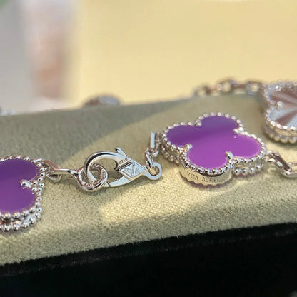 [Radiant Gem]New  CLOVER 5 MOTIF VIOLET BRACELET COLLECTION