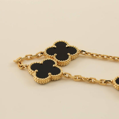 [Radiant Gem]New CLOVER 5 MOTIF ONYXS BRACELET COLLECTION