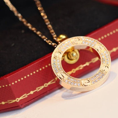 [Radiant Gem]¯LOVE NECKLACE ADJUSTABLE ROSE GOLD