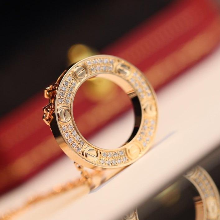 [Radiant Gem]¯LOVE NECKLACE ADJUSTABLE ROSE GOLD