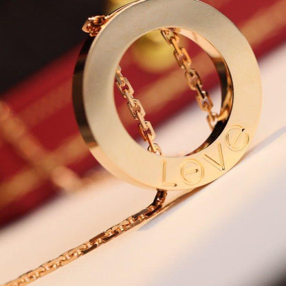 [Radiant Gem]¯LOVE NECKLACE ADJUSTABLE ROSE GOLD