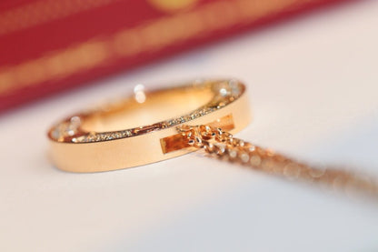 [Radiant Gem]¯LOVE NECKLACE ADJUSTABLE ROSE GOLD