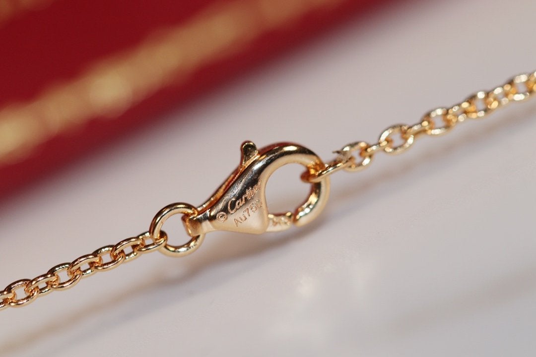 [Radiant Gem]¯LOVE NECKLACE PINK GOLD AND SILVER