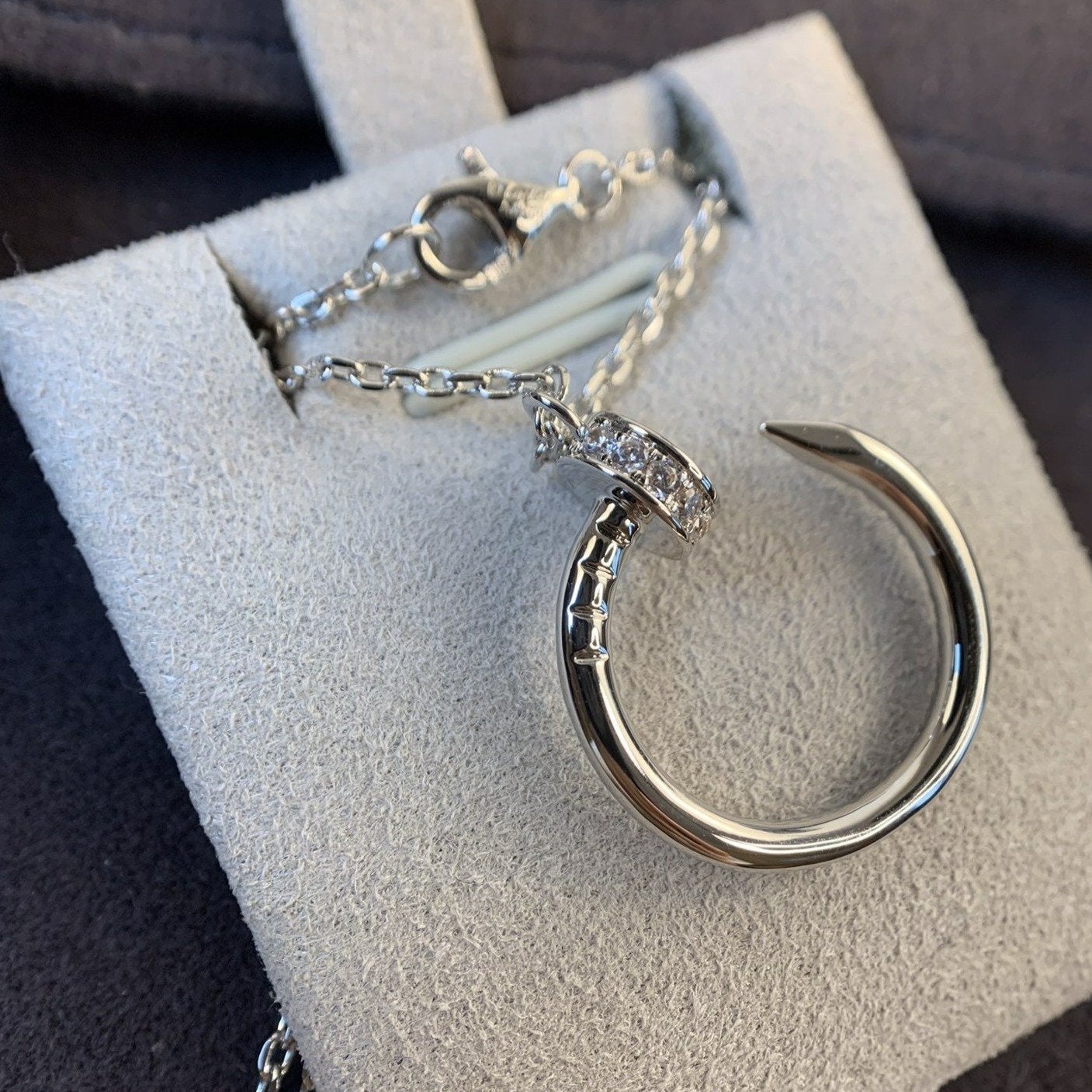 [Radiant Gem]¯JUSTE NECKLACE SILVER DIAMONDS