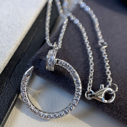 [Radiant Gem]¯JUSTE NECKLACE SILVER DIAMONDS