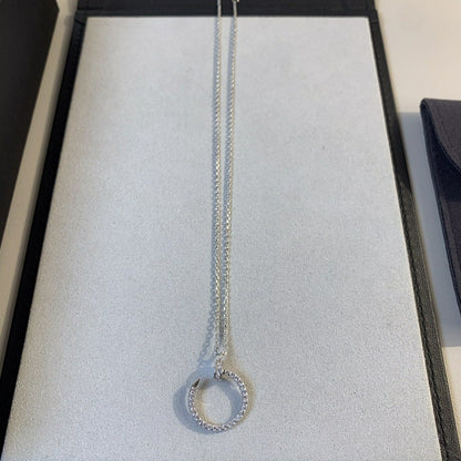 [Radiant Gem]¯JUSTE NECKLACE SILVER DIAMONDS