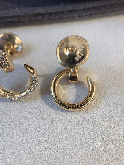 [Radiant Gem]¯JUSTE EARRINGS GOLD DIAMONDS