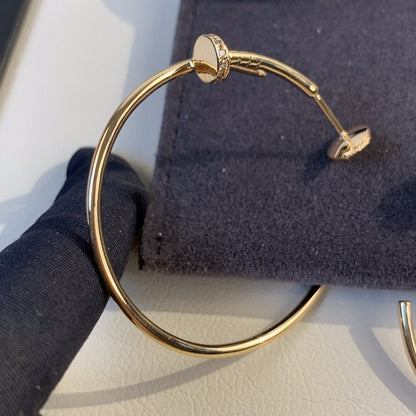 [Radiant Gem]¯JUSTE EARRINGS GOLD DIAMONDS 1.8MM