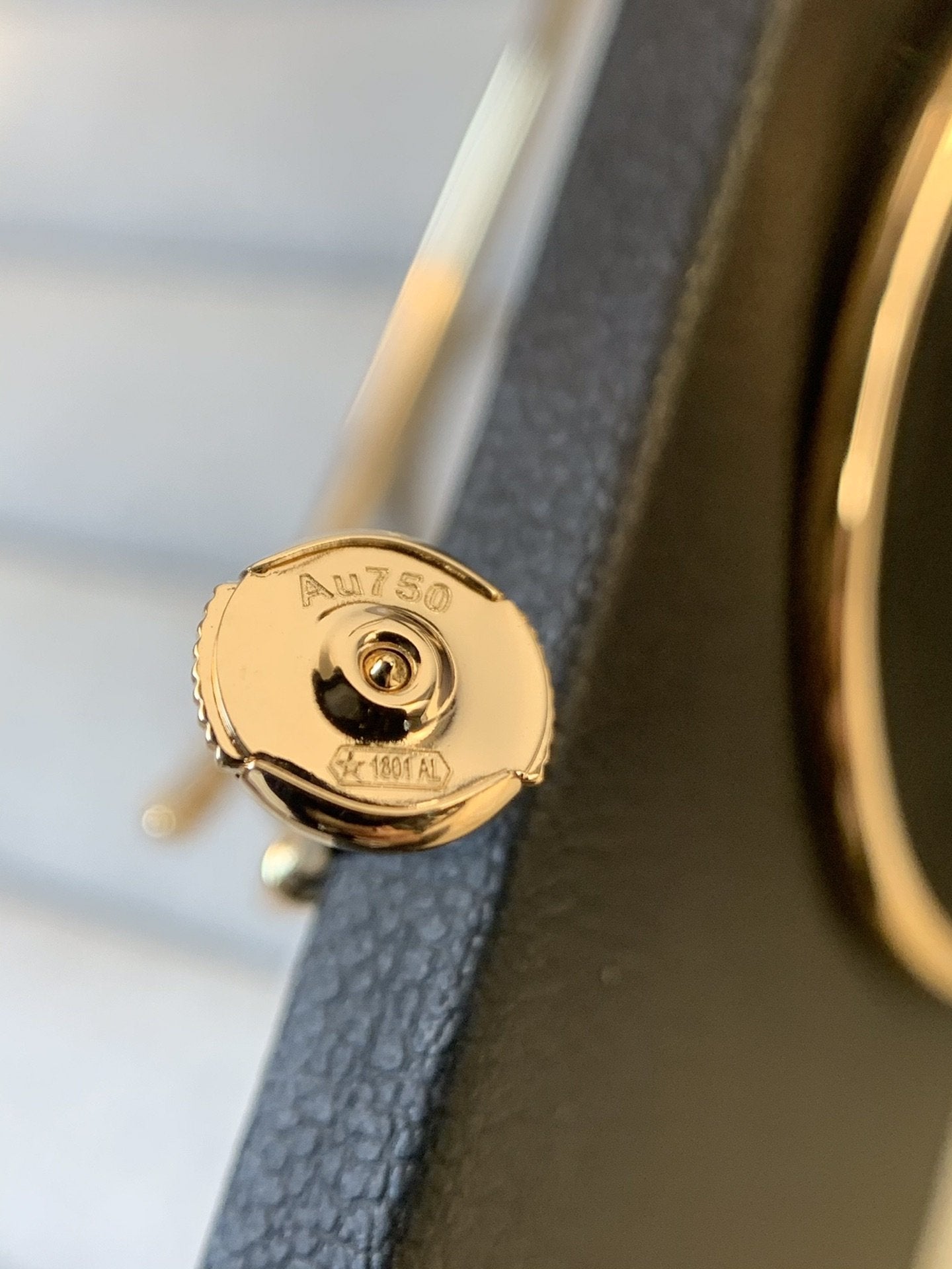 [Radiant Gem]¯JUSTE EARRINGS GOLD DIAMONDS 1.8MM