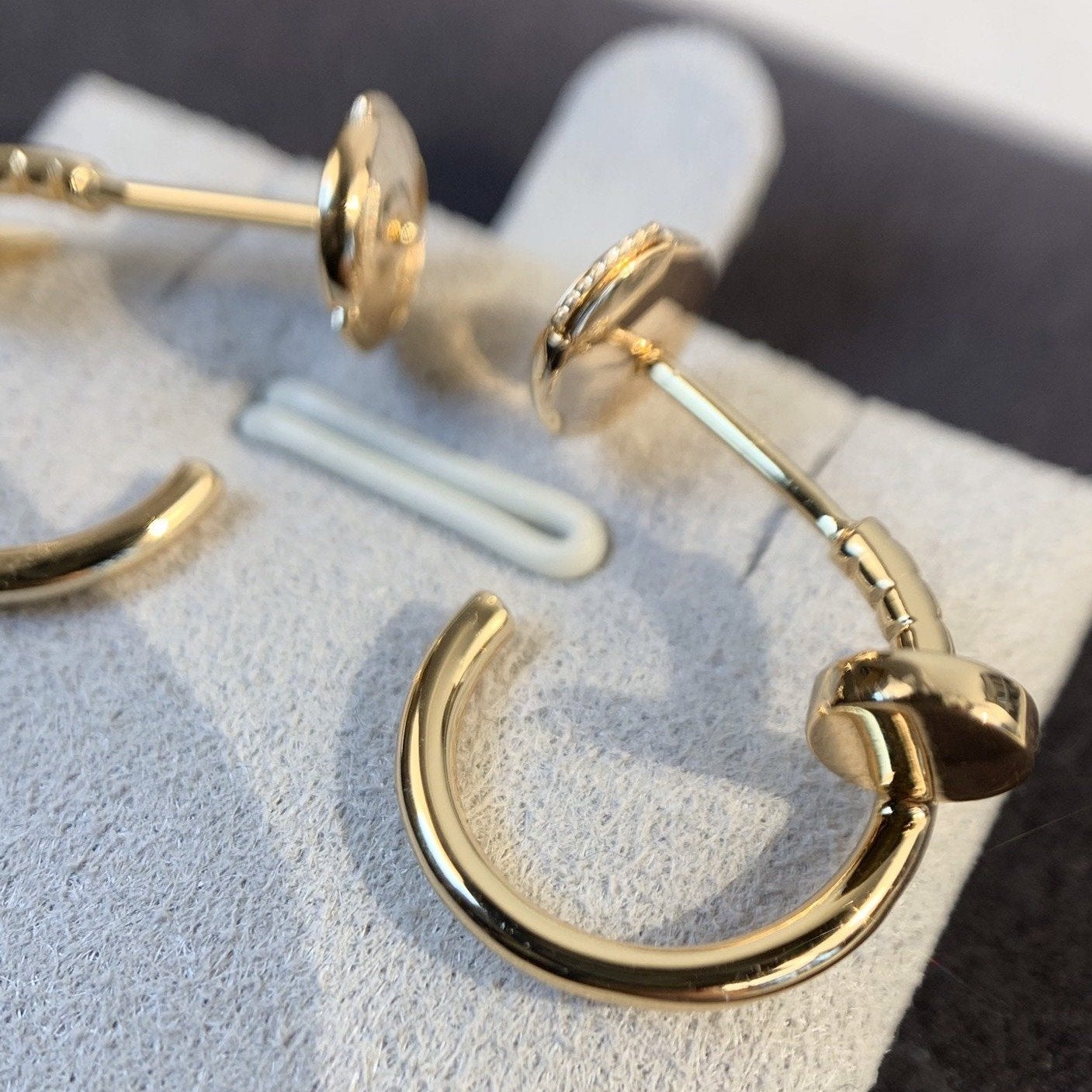 [Radiant Gem]¯JUSTE EARRINGS PINK GOLD