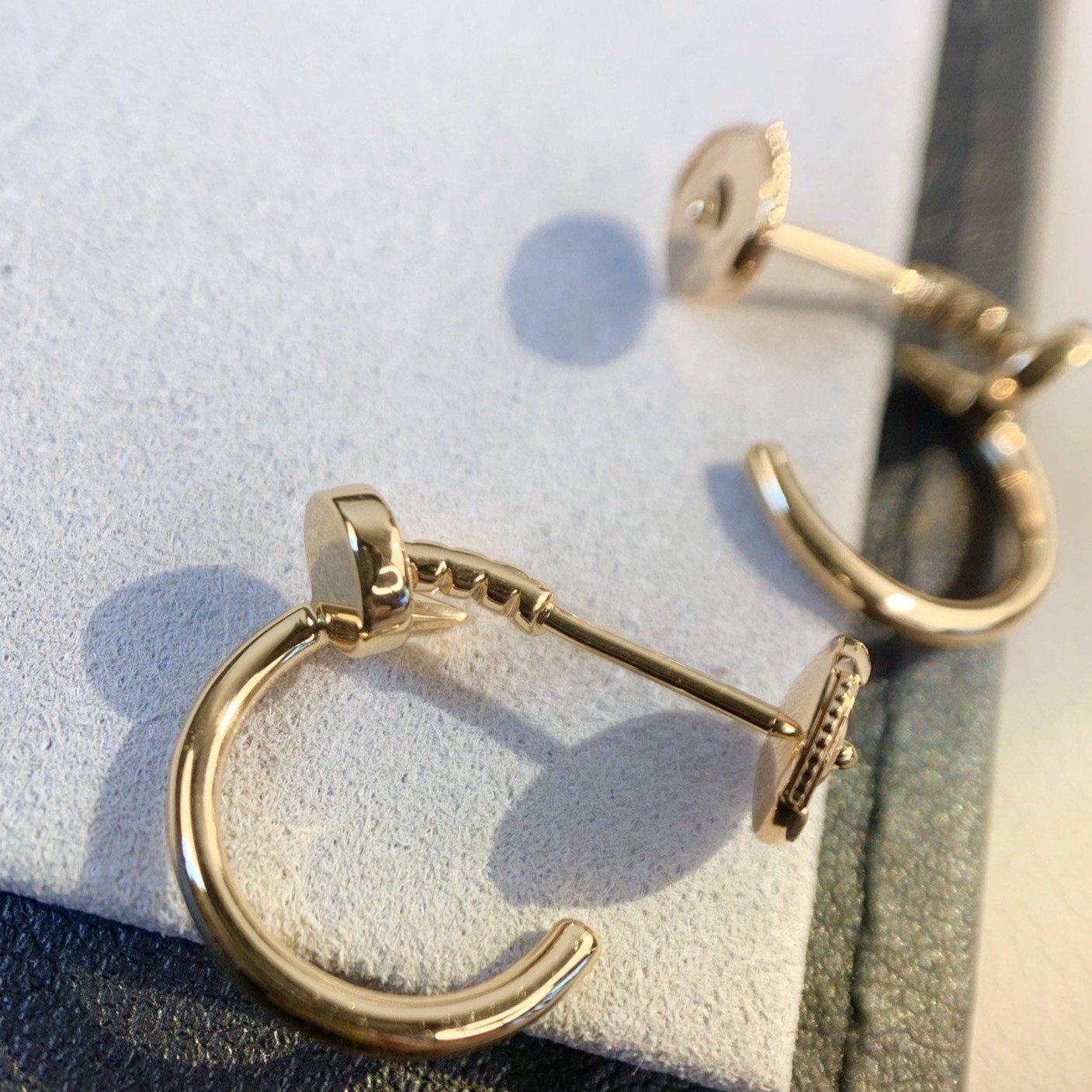 [Radiant Gem]¯JUSTE EARRINGS PINK GOLD