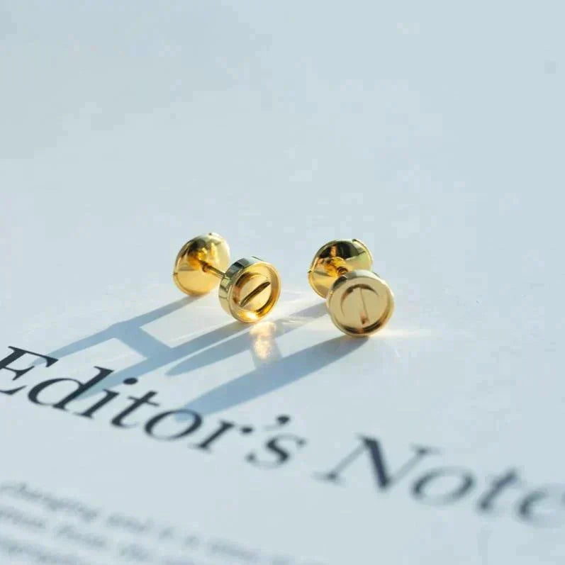 [Radiant Gem]¯LOVE EARRINGS GOLD 10MM