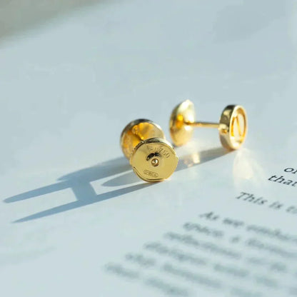 [Radiant Gem]¯LOVE EARRINGS GOLD 10MM