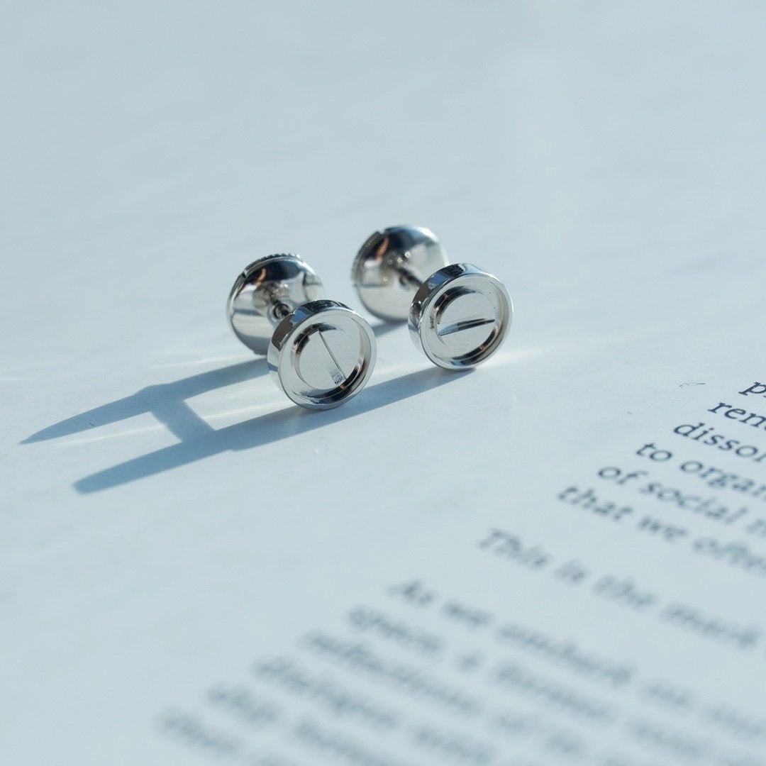 [Radiant Gem]¯LOVE EARRINGS SILVER 10MM