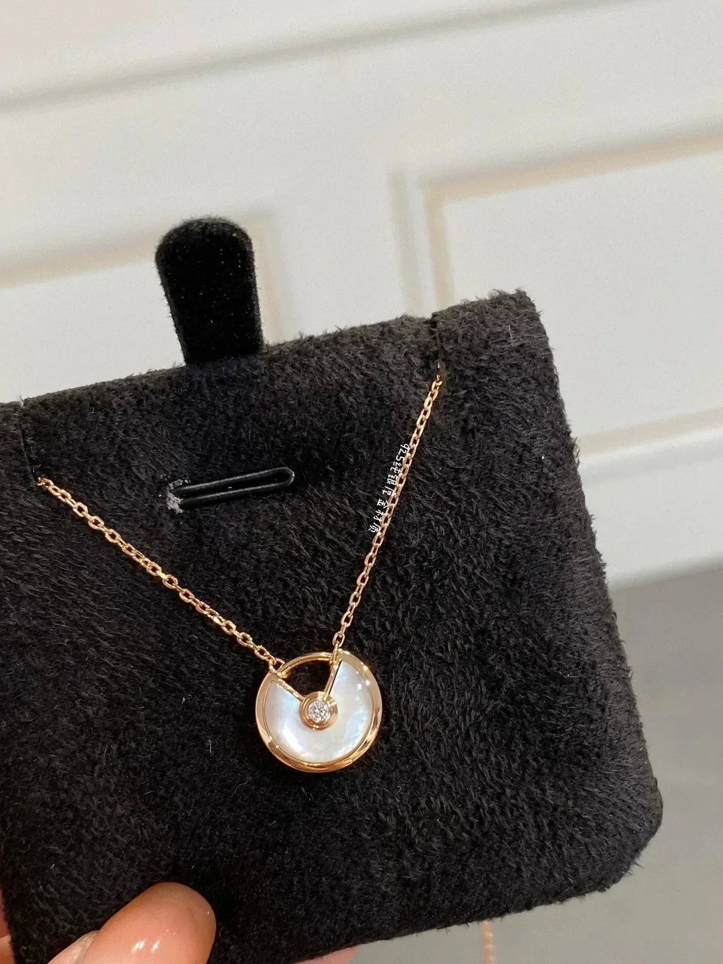 [Radiant Gem]¯AMULETTE ROSE GOLD MOP NECKLACE