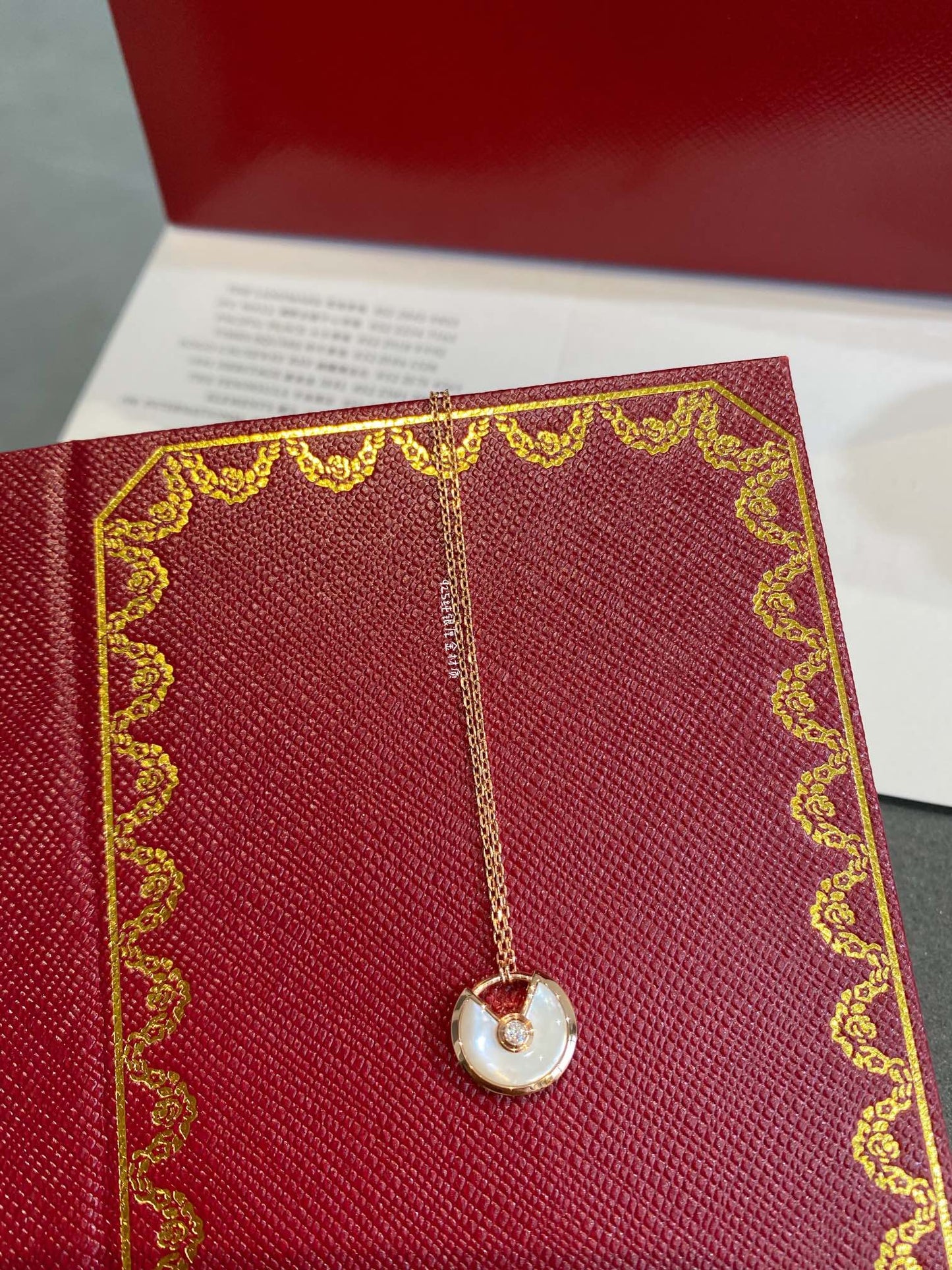 [Radiant Gem]¯AMULETTE ROSE GOLD MOP NECKLACE