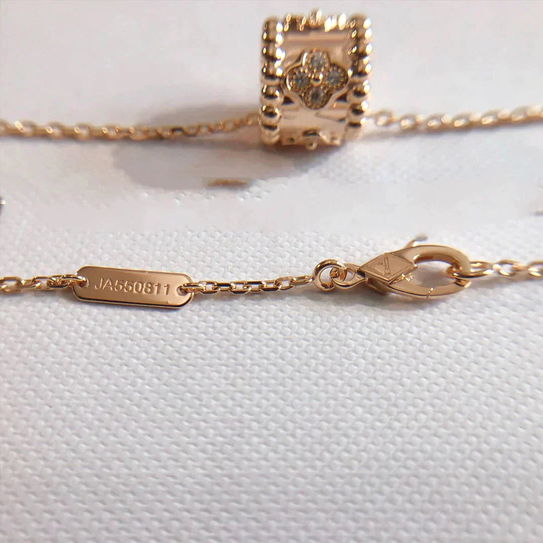[Radiant Gem]¯PERLEE PEDANT NECKLACE GOLD / ROSE GOLD