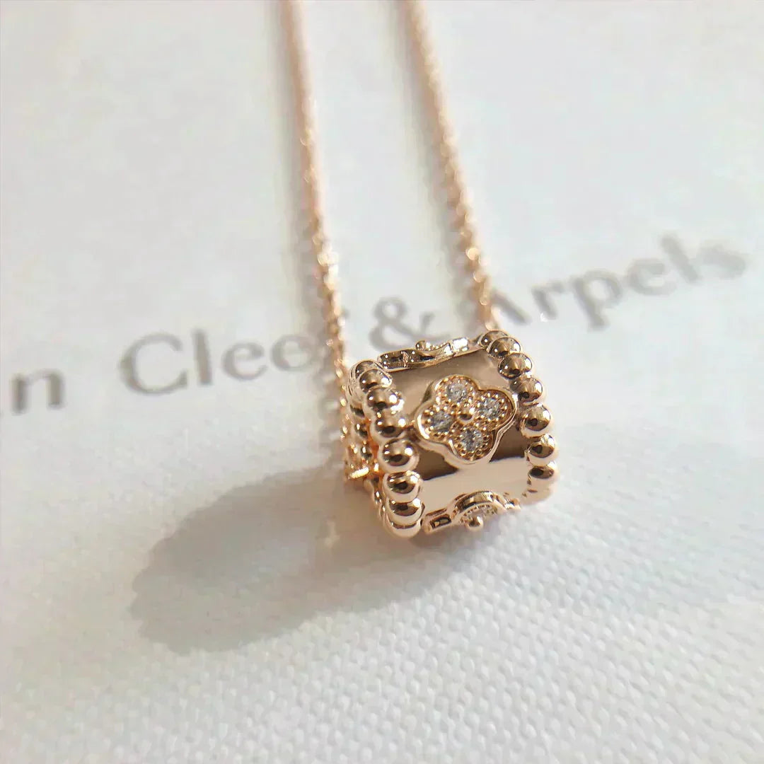 [Radiant Gem]¯PERLEE PEDANT NECKLACE GOLD / ROSE GOLD