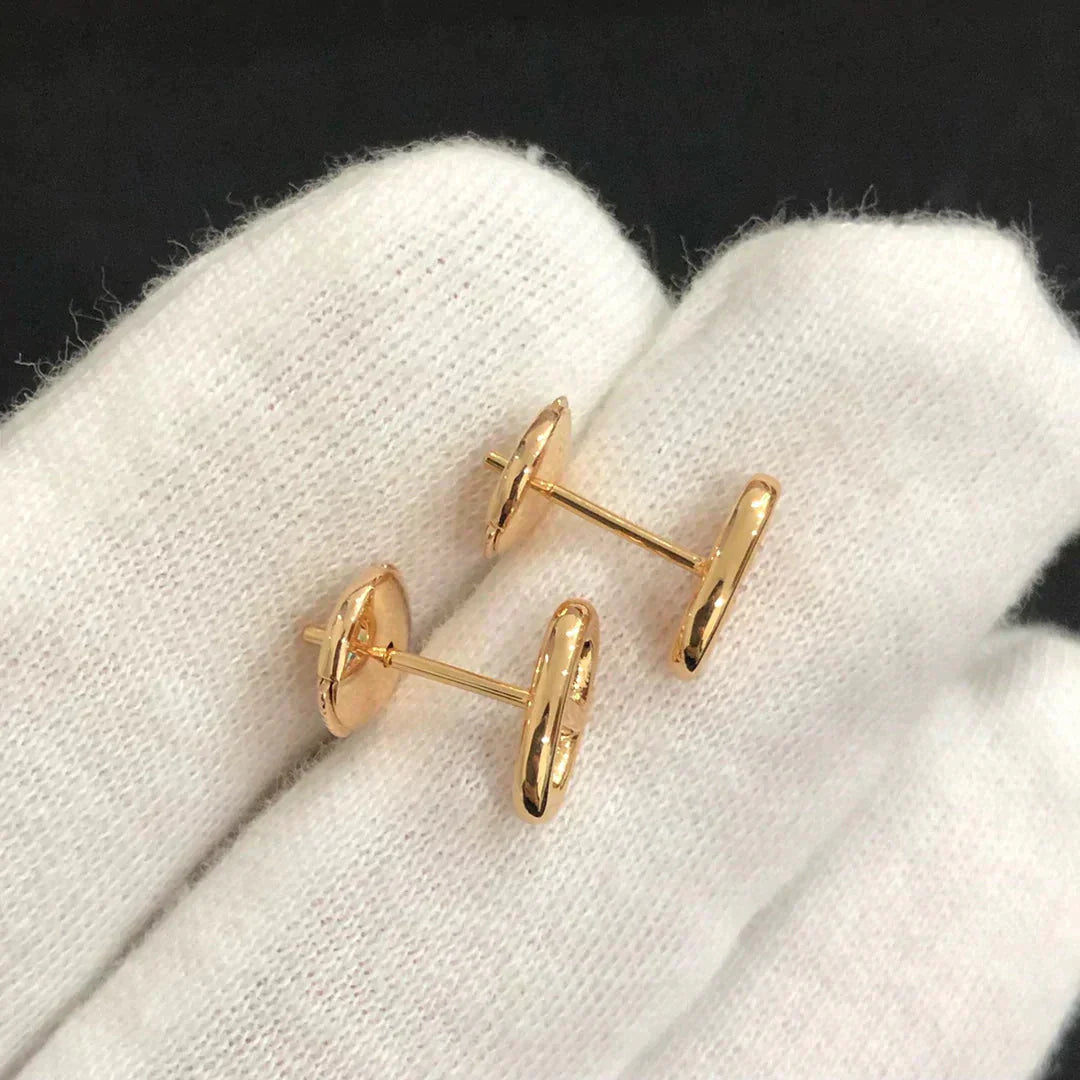 [Radiant Gem]¯CHAINE SMALL EARRINGS GOLD AND SILVER