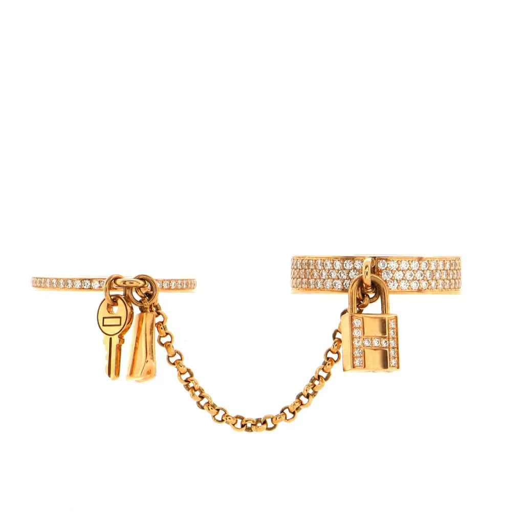 [Radiant Gem]¯HM KELLY CLOCHETTE DOUBLE RING IN  WITH DIAMONDS