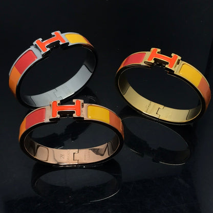 [Radiant Gem]¯H BRACELET ORANGE RAINBOW CERAMIC