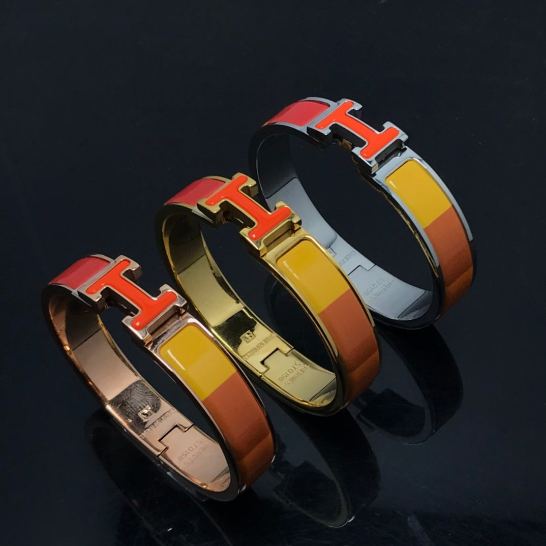 [Radiant Gem]¯H BRACELET ORANGE RAINBOW CERAMIC