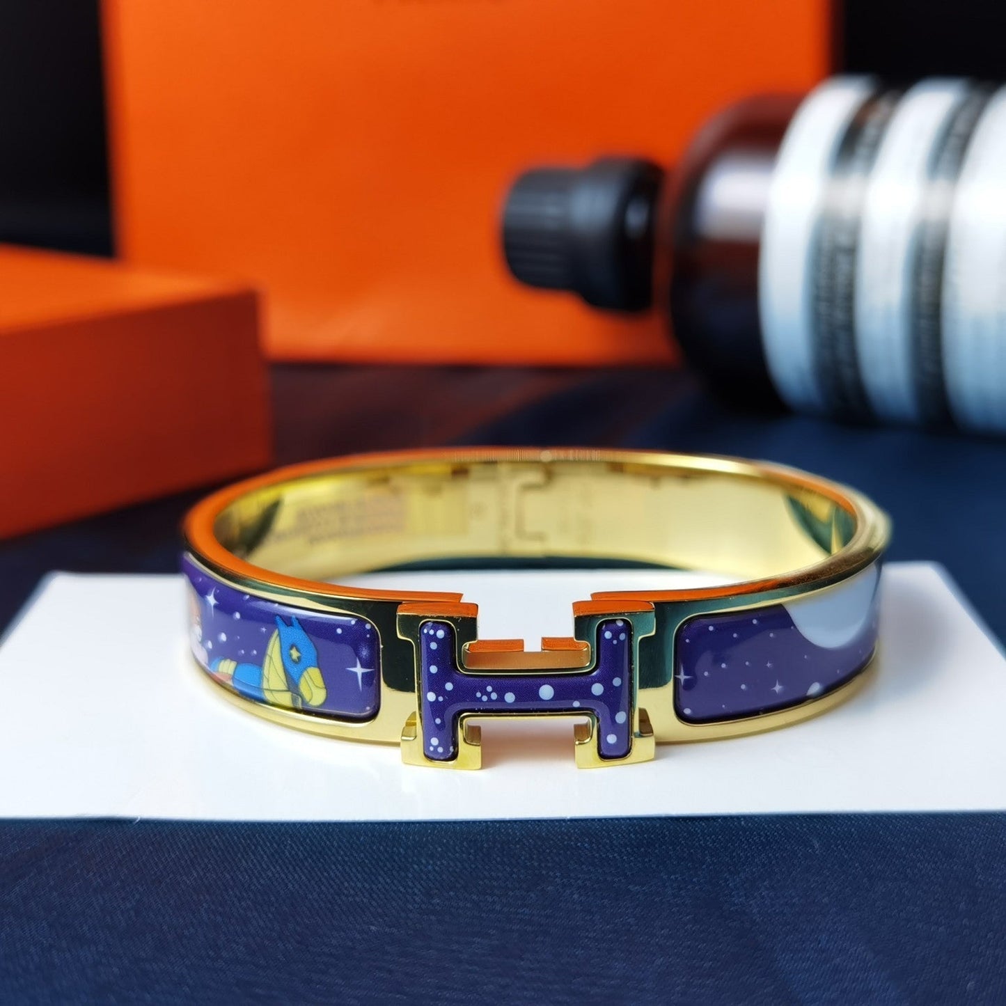 [Radiant Gem]¯H STAR AND MOON BRACELET 12MM