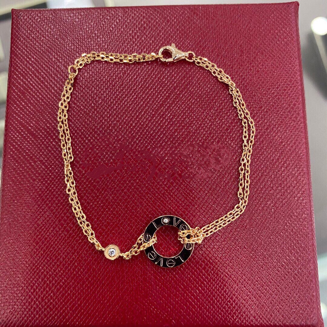 [Radiant Gem]¯LOVE BRACELET 2 DIAMOND