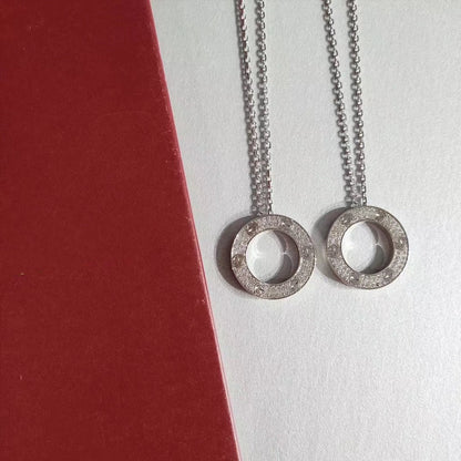 [Radiant Gem]¯LOVE NECKLACE ADJUSTABLE SILVER