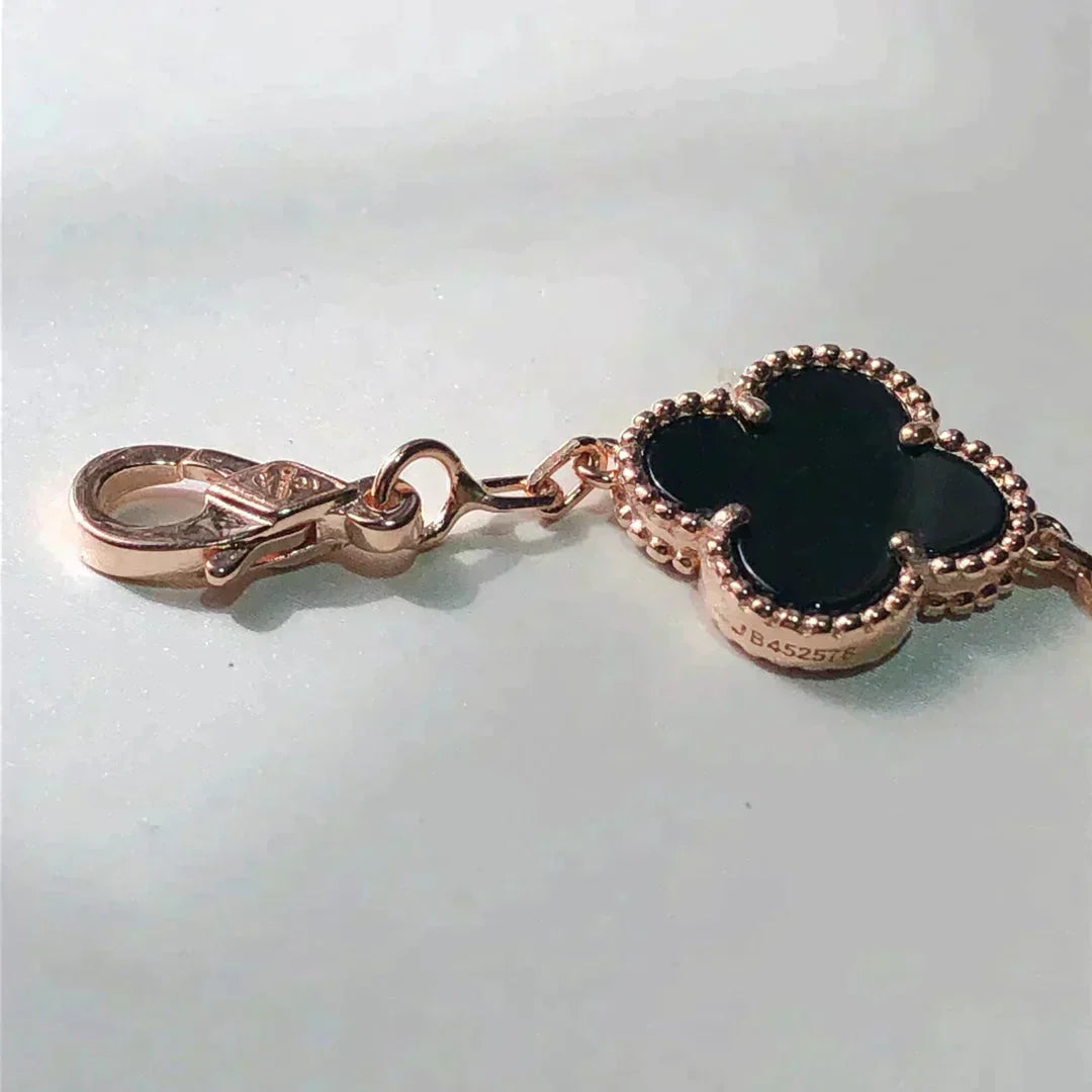 [Radiant Gem]New CLOVER 5 MOTIFS MULTICOLOR BRACELET