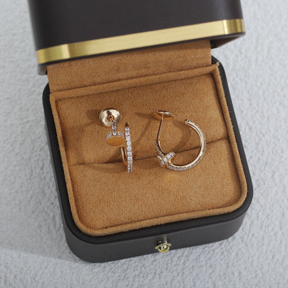 [Radiant Gem]¯JUSTE EARRINGS 12.75MM PINK GOLD DIAMOND