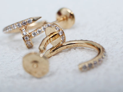 [Radiant Gem]¯JUSTE EARRINGS 12.75MM PINK GOLD DIAMOND