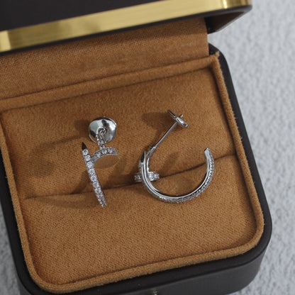 [Radiant Gem]¯JUSTE EARRINGS 12.75MM SILVER DIAMOND