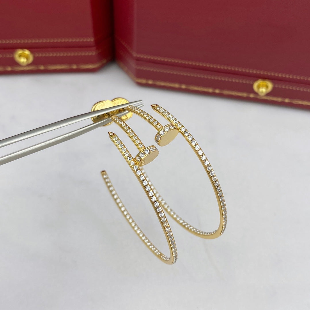 [Radiant Gem]¯JUSTE EARRINGS FULL DIAMONDS 1.8MM
