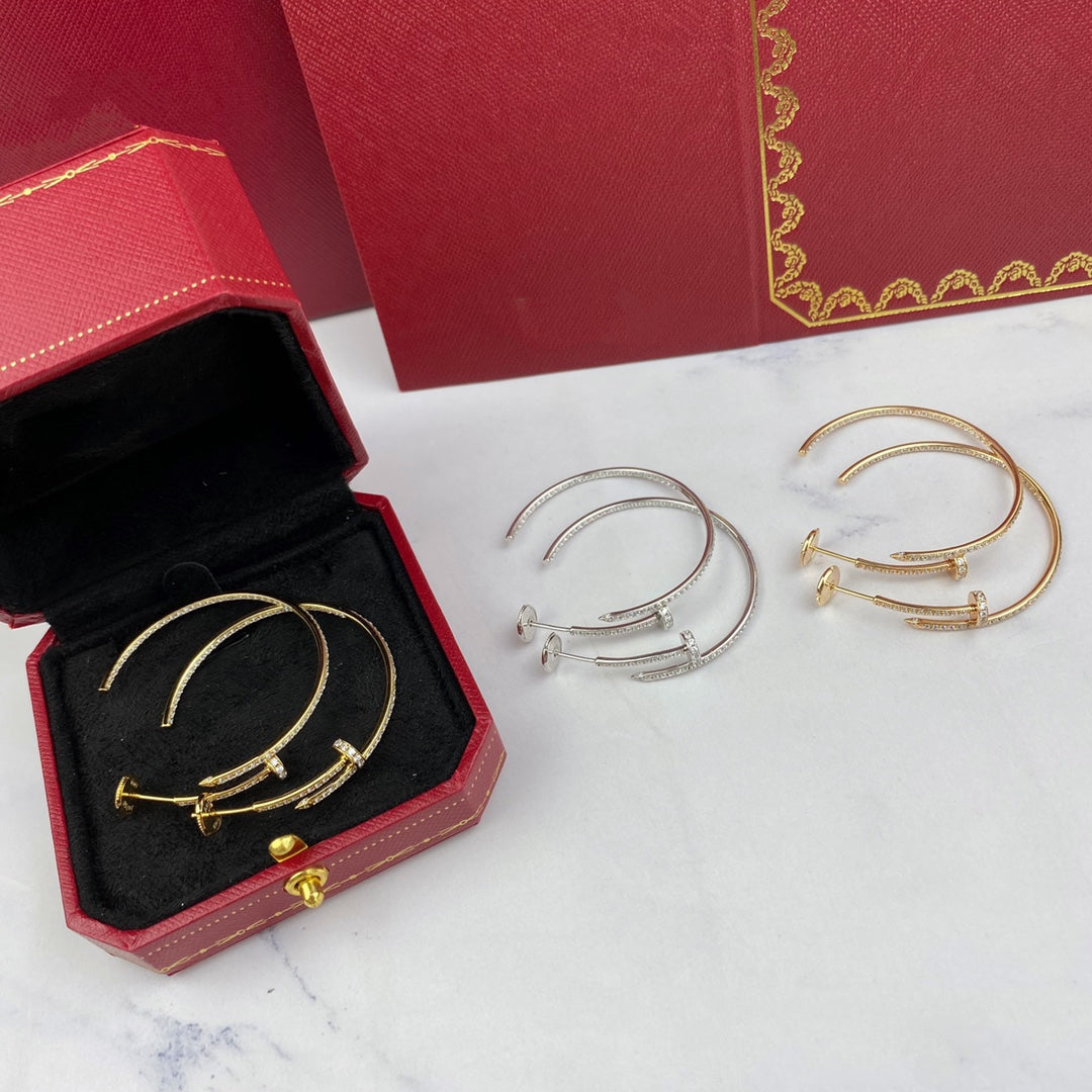 [Radiant Gem]¯JUSTE EARRINGS FULL DIAMONDS 1.8MM